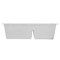 Nantucket Sinks 60/40 Double Bowl Undermount Granite Composite White PR6040-W-UM - alternate 8